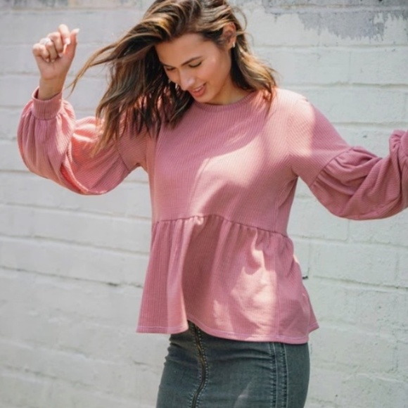 Peplum Top - Picture 1 of 2